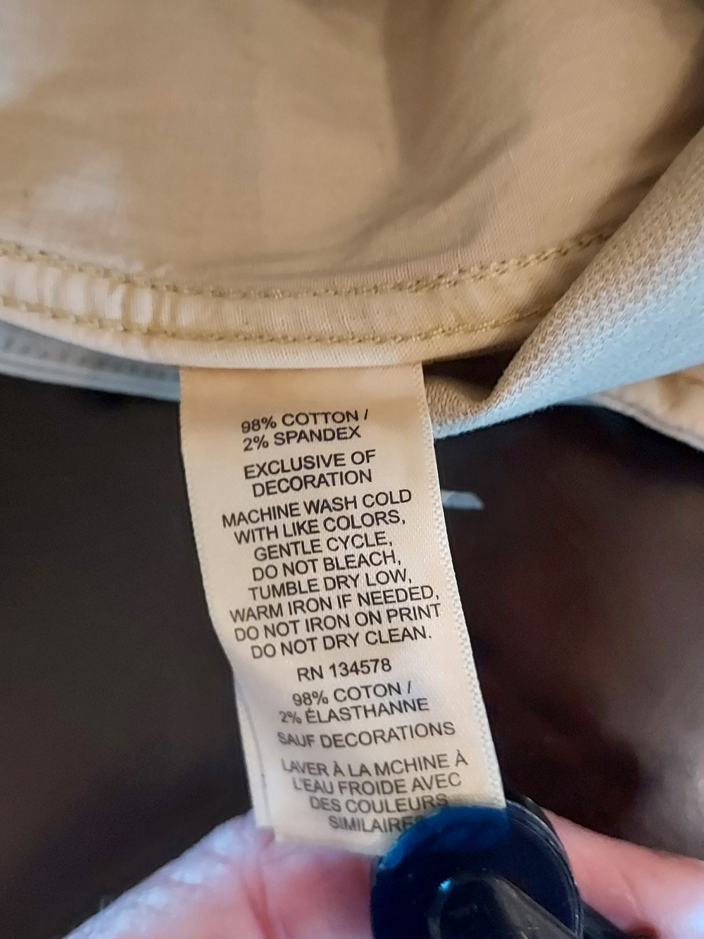 Vineyard Vines Khaki Herringbone High-Rise Tailored Women's Shorts. Sz. 00 - Picture 11 of 16